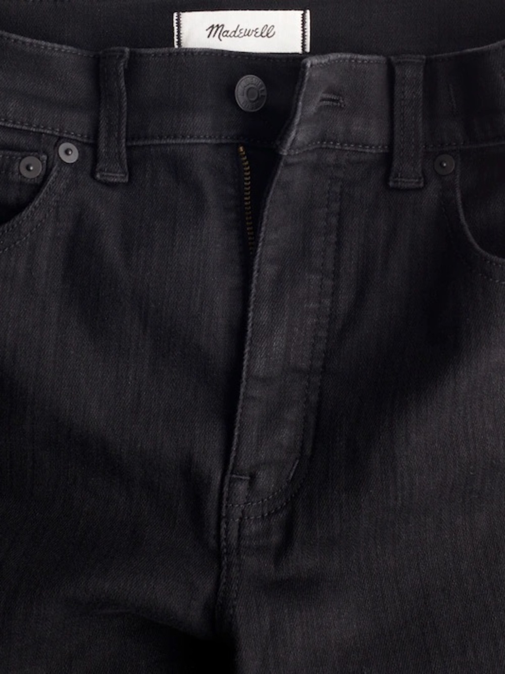 Madewell Black Wide-Leg Jeans - Picture 6 of 13